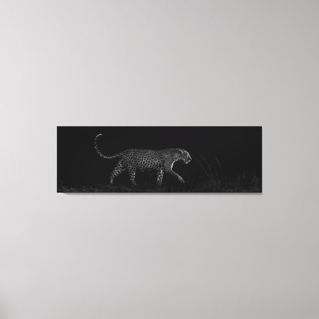 Dark Leopard Salayexe Leinwanddruck (Vorderseite)