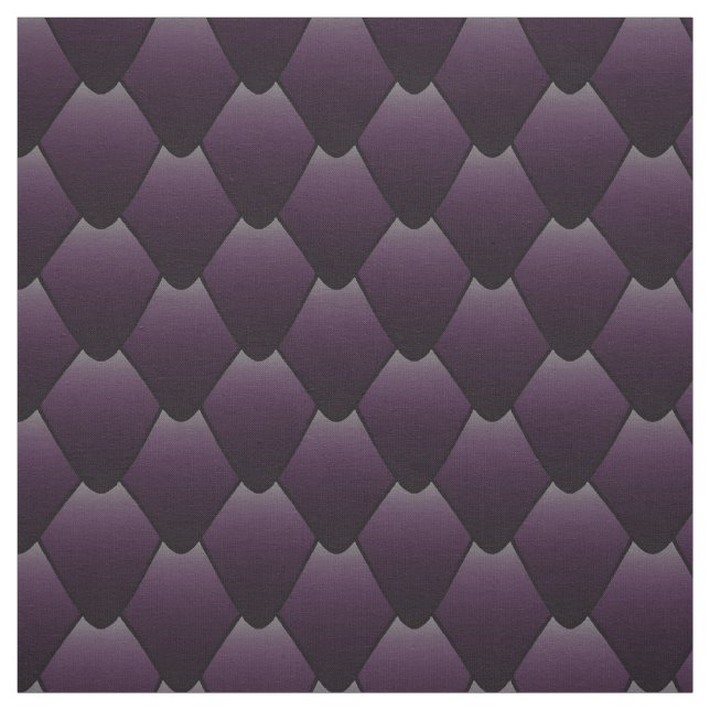 Dark Lila Dragon Scales Stoff (Muster)
