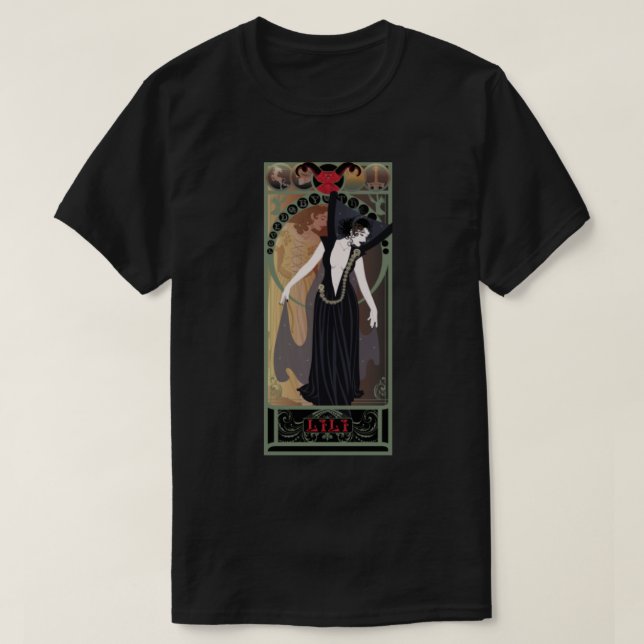 Dark Lili - art nouveau - Legend T-Shirt (Design vorne)