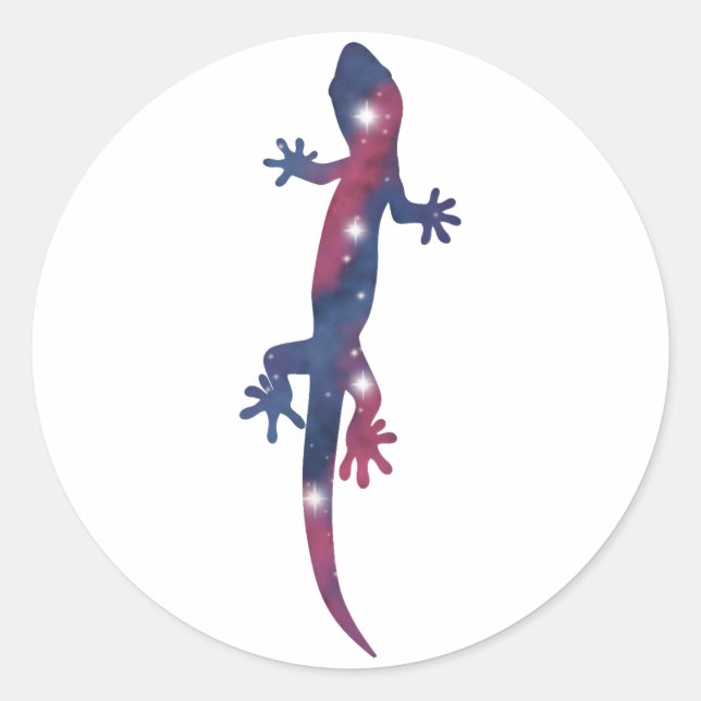 Dark Lizard Starscape Sticker (Vorderseite)