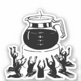 Dark Lord Coffee, Worship Coffee Aufkleber