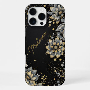 Dark Luxe Floral iPhone 16 Pro Max Hülle