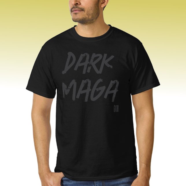 DARK MAGA Name Initials, trendy Men's Value T-Shirt (Von Creator hochgeladen)