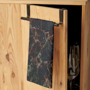 Dark Marble Geschirrtuch