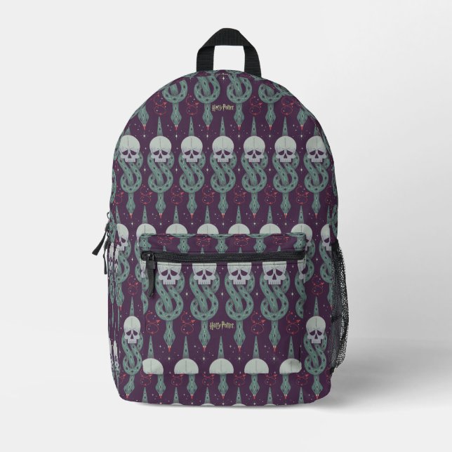 Dark Mark Geometric Icon Pattern Bedruckter Rucksack (Vorderseite)