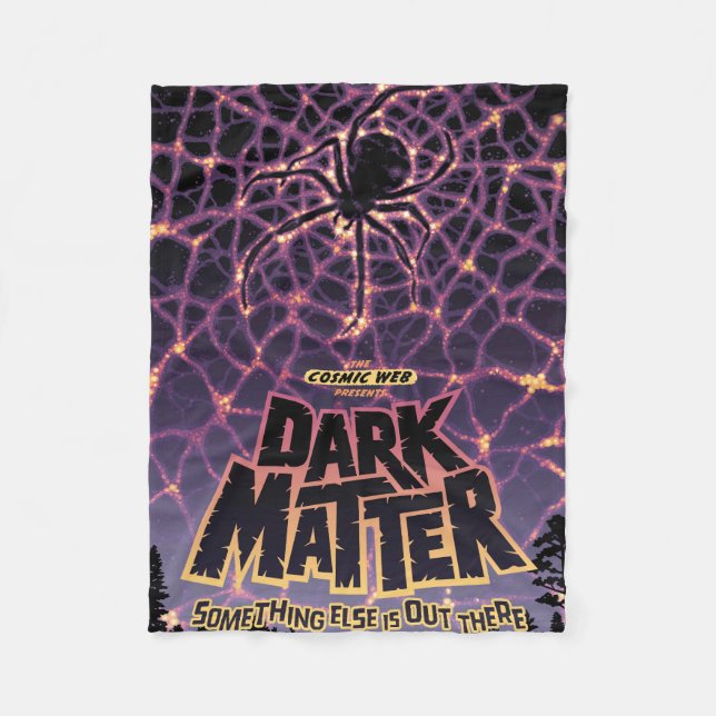 Dark Matter Poster. Fleecedecke (Vorderseite)