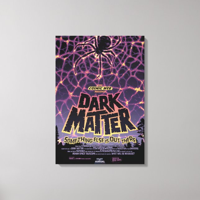 Dark Matter Poster. Leinwanddruck (Vorderseite)