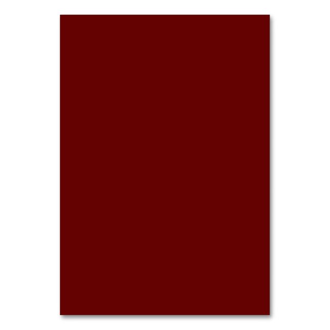 Dark Mauve, Dull Lila, Ironstone, Tischnummer (Vorderseite)