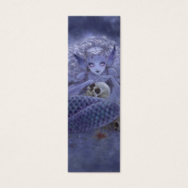 Dark Mermaid Lesezeichen (Vorderseite)