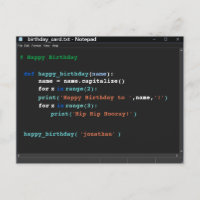 Dark Mode Notepad Computer-Programmierer des Gebur