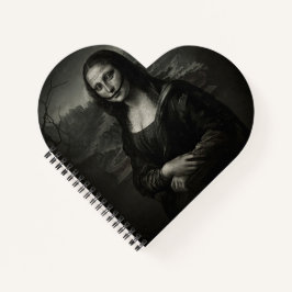 Dark Mona Lisa Notebook Notizbuch
