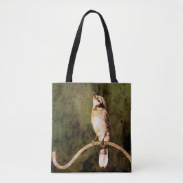 Dark Moody Blue Jay Tote Bag | Nature Inspired Art