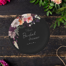 Dark Moody Blume Brautparty