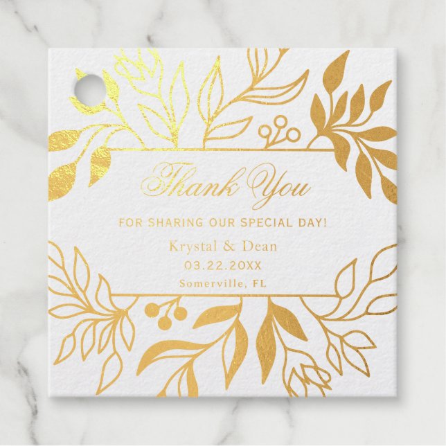 Dark Moody Burgundy Blush Black Floral Wedding Geschenkanhänger (Vorderseite)