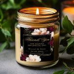 Dark Moody Burgundy Blush Black Floral Wedding Quadratischer Aufkleber<br><div class="desc">Diese eleganten Hochzeitsgönnchen sind einfach und schnell auf der Etikette zu personalisieren. Klicken Sie einfach auf die Schaltfläche Bearbeiten mit Entwurfswerkzeugen, um den Text zu bearbeiten, Schriftart und Schriftart zu ändern. Die Blume sind sehr schön, die Bordeaux ist sehr realistisch, die Tornoptik ist rot und schwarz. Matching-Elemente im Speicher verfügbar....</div>