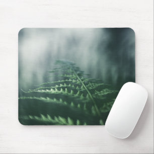 Dark Moody Fern Nature Foto Mousepad