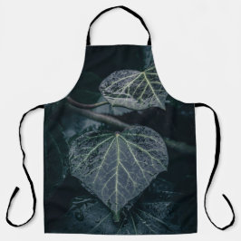 Dark Moody Ivy Nature Foto Schürze