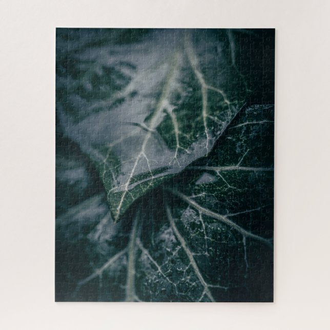 Dark Moody Ivy Verlasse Nature Foto Puzzle (Vertikal)
