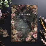 Dark Moody Romantic Floral Brautparty Einladung<br><div class="desc">Eine dramatische,  aber elegante Wahl - diese dunkelmoodisch-romantische Blumendusche lädt zu einer eleganten Brautfeier ein,  die den Set zu einer eleganten Braut-to-be-Feier unterstreicht. Verwenden Sie das Entwurfstool,  um den Text weiter anzupassen oder die Schriftart- oder Schriftart-Größe zu ändern,  wenn Sie möchten. Benötigen Sie passende Artikel? Lass mir eine Nachricht!</div>