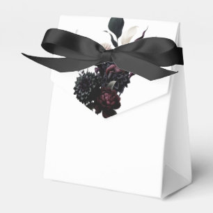 Dark Moody Romantic Floral Gastgeschenk Hochzeit Geschenkschachtel