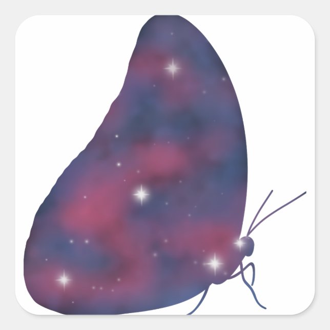 Dark Morpho Starscape Sticker (Vorderseite)