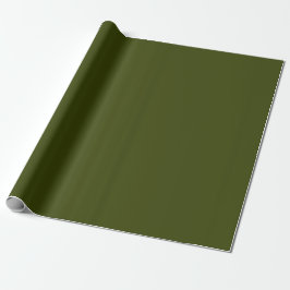 Dark Moss Green Geschenkpapier