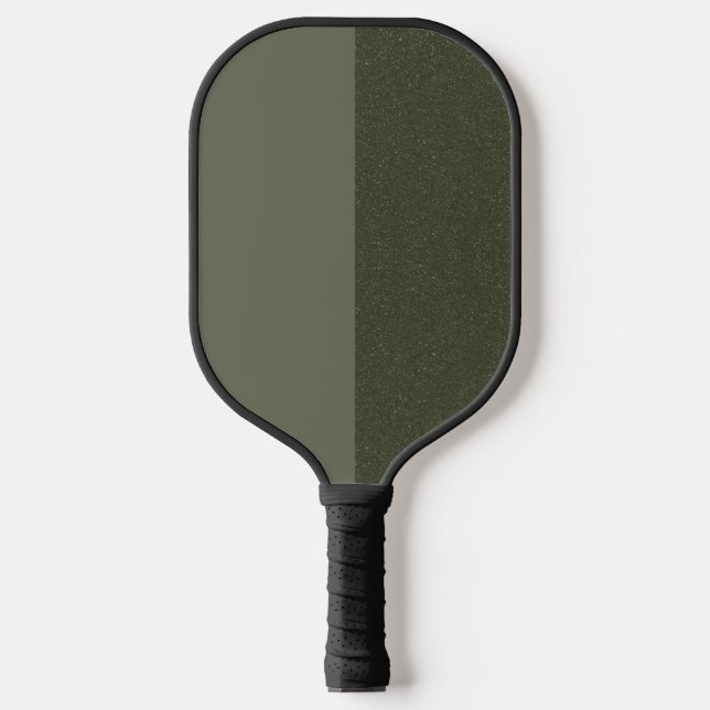 Dark Moss Split Custom Pickleball Paddle (Vorderseite)