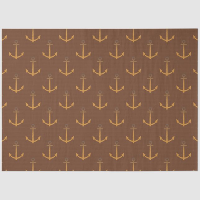 Dark Nautical Series Design 8 Seidenpapier (Vorderseite)