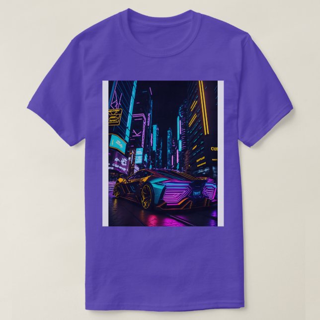 Dark Neon City Sports 5 T-Shirt (Design vorne)