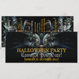 Dark Night Angel Halloween-Party Einladung