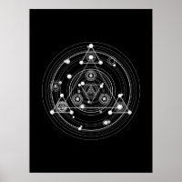 Dark occult style sacred geometry