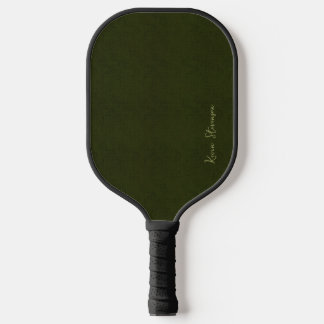 Dark olive textured pickleball schläger