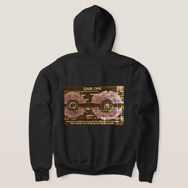 Dark Ops Wormhole Hoodie —Interdimensional Dossier (AblageHinten)