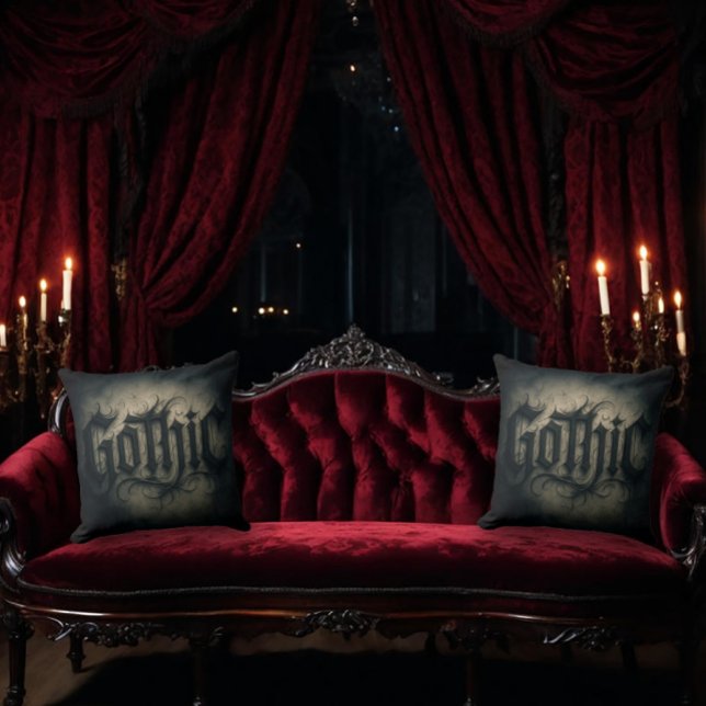 Dark Ornate Gothic Kissen (Von Creator hochgeladen)