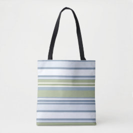Dark Pastel Blue and Spring Rain Stripes
