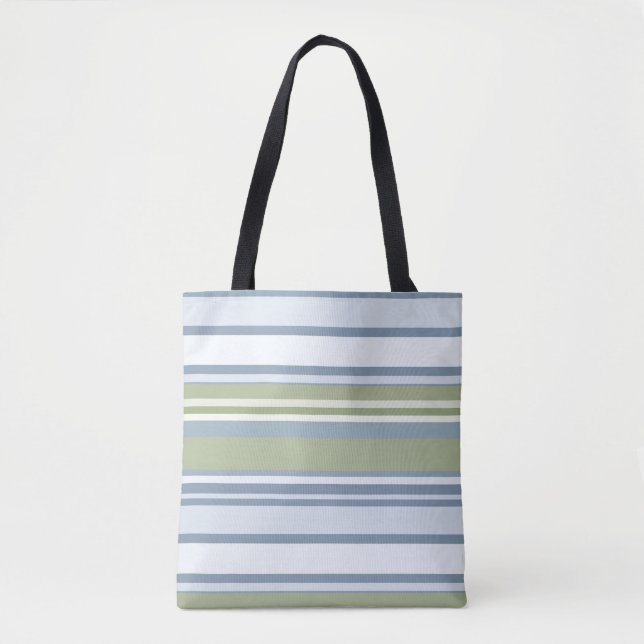 Dark Pastel Blue and Spring Rain Stripes (Vorderseite)