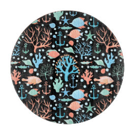 Dark Pattern Dark Schneidebrett