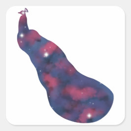 Dark Peacock Starscape Sticker