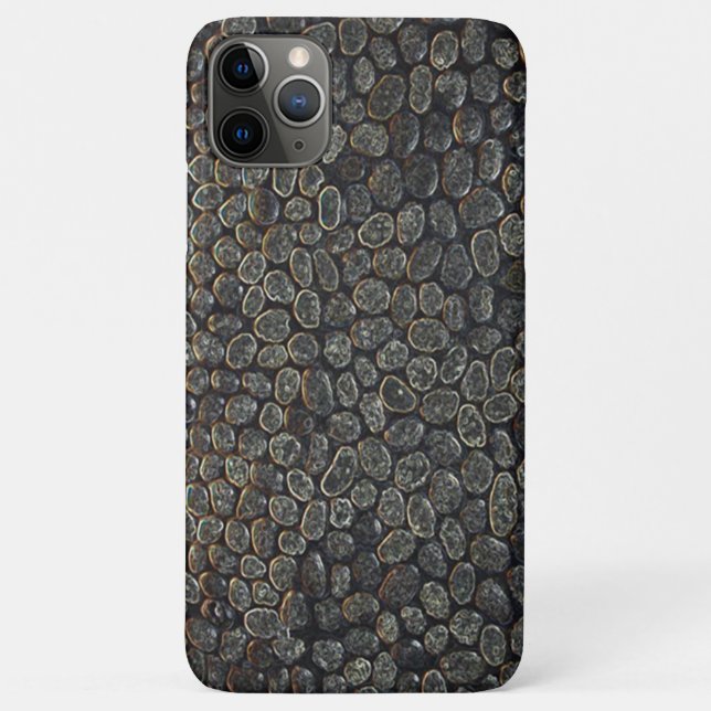 Dark Pebbles Stones Rocks Case-Mate iPhone Hülle (Rückseite)