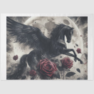 Dark Pegasus Moon Seidenpapier