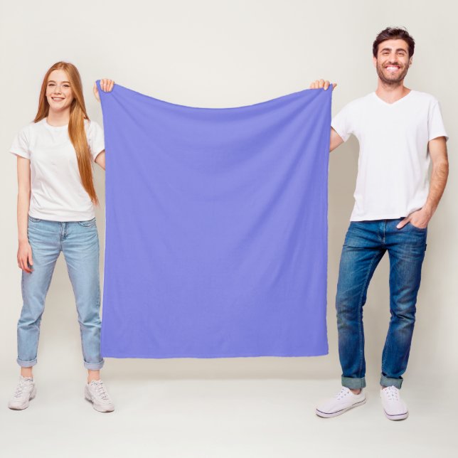Dark Periwinkle Lila Fleece Blanket (Beispiel)