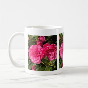 Dark Pink Camellia Kaffeetasse