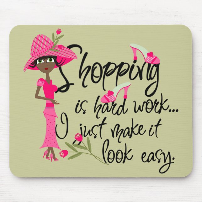 Dark Pink Fashion Mousepad (Vorne)
