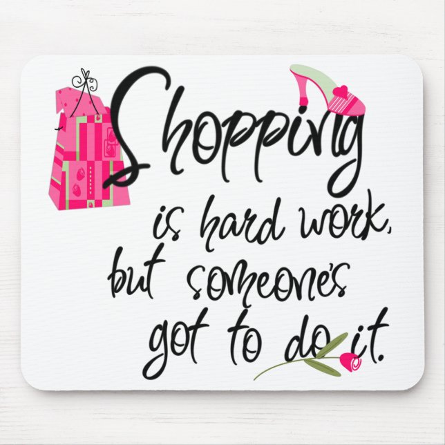 Dark Pink Fashion Mousepad (Vorne)