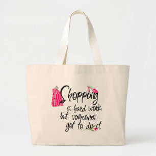 Dark Pink Fashion Tote Bag Jumbo Stoffbeutel