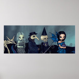 Dark Procession ART PRINT gothic funerasy Poster