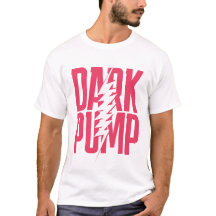 Dark Pump Glitch Tee – Modernes Neon-Typografie-Sh