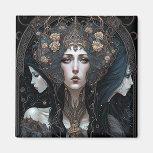 Dark Queen Fantasy Art Magnet