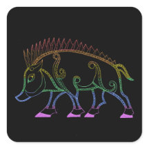 Dark Rainbow Boar