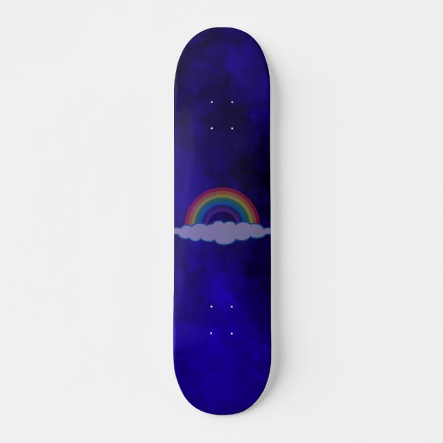 Dark Rainbow Custom Signature Pro Slider Board Skateboard (Vorne)
